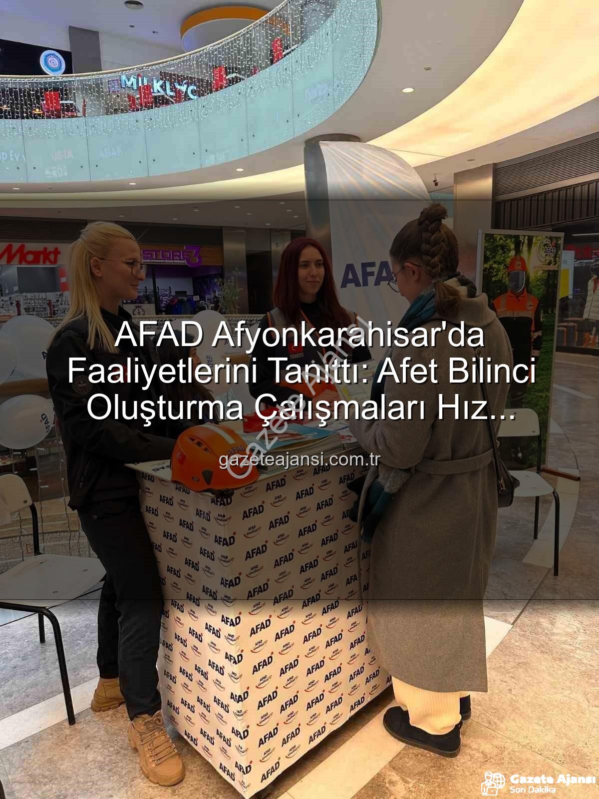 AFAD Afyonkarahisar - AFAD Afyonkarahisar'da Faaliyetlerini Tanıttı: Afet Bilinci Oluşturma Çalışmaları Hız Kesmiyor
